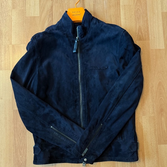 REISS X MCLARENLEATHER JACKET First collection